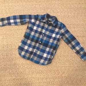 NWOT GapKids Boys XS Flannel Shirt.